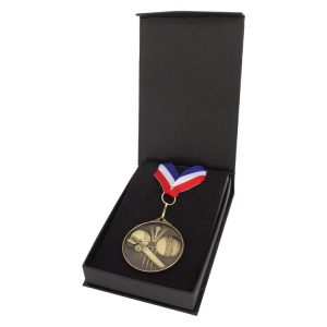 Flip-Top Box – Ribbon & Medal