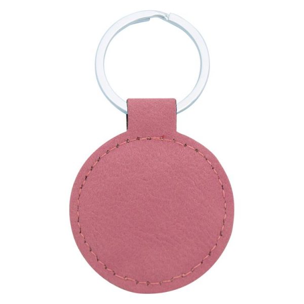 Leatherette Keychain – Pink