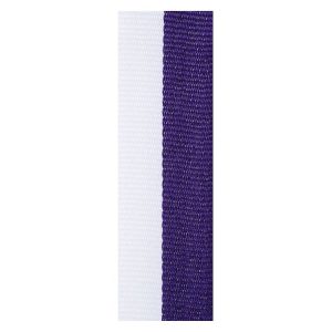 Purple / White Ribbon