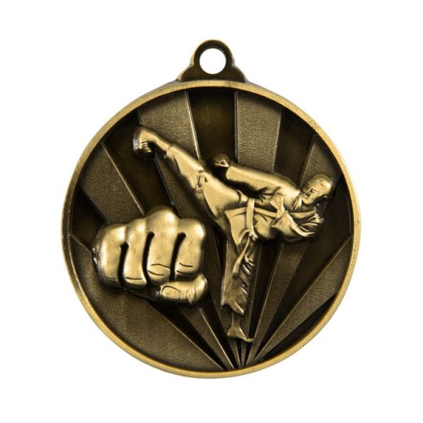 1076-11BR: Sunrise Medal-Martial Arts