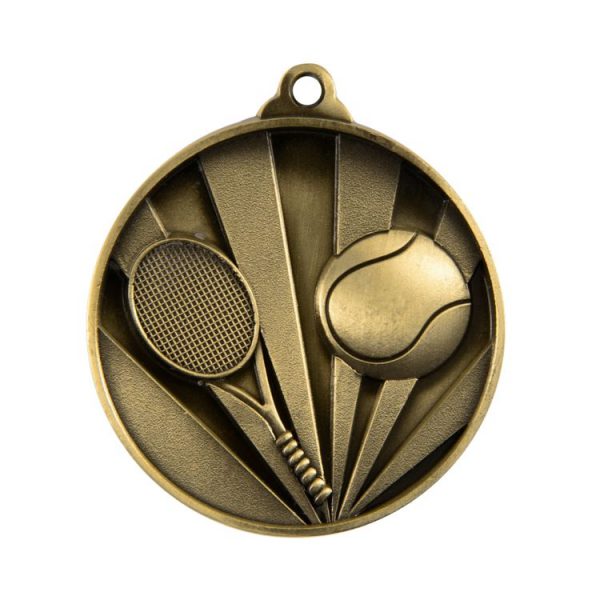 1076-12BR: Sunrise Medal-Tennis