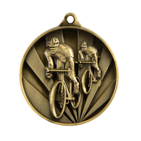 1076-14BR: Sunrise Medal-Cycling