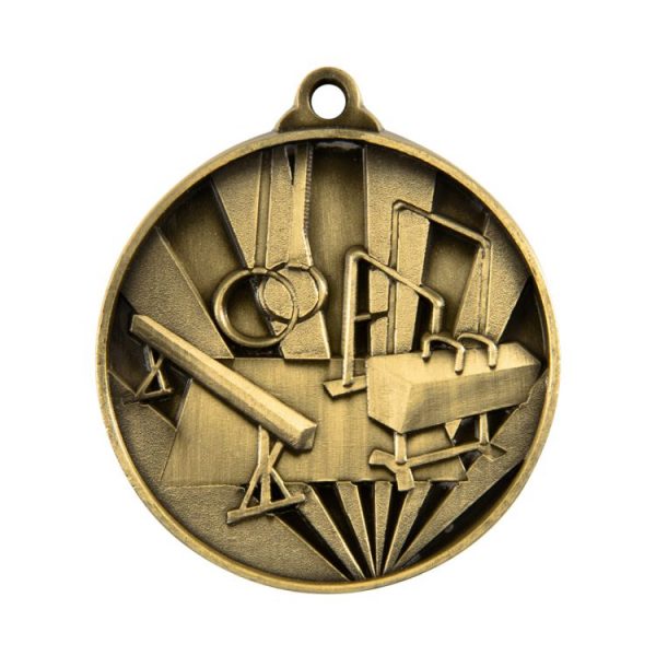 1076-20BR: Sunrise Medal-Gymnastics