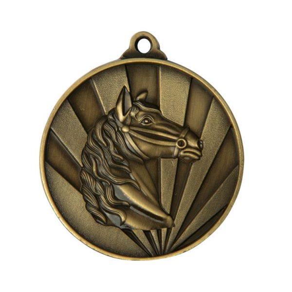 1076-29BR: Sunrise Medal-Horses