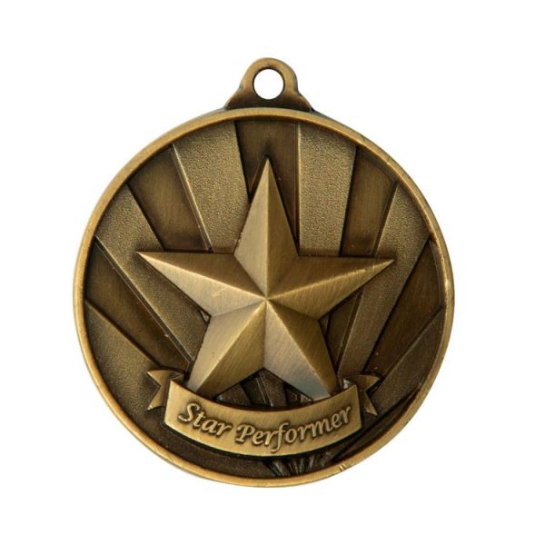 1076-37BR: Sunrise Medal-Star Performer
