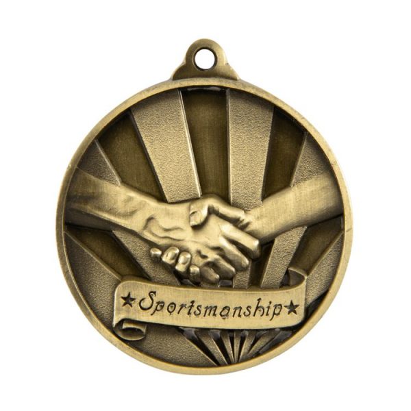 1076-38BR: Sunrise Medal-Sportsmanship