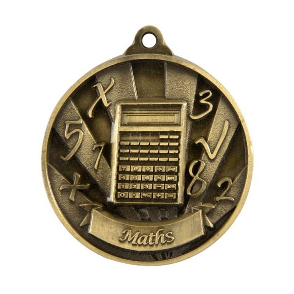 1076-40BR: Sunrise Medal-Maths
