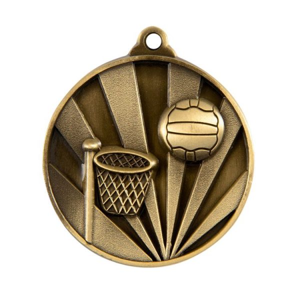 1076-8BR: Sunrise Medal-Netball