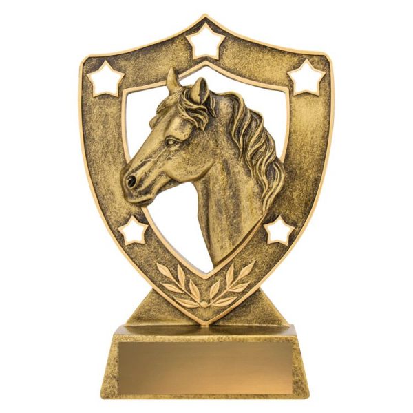 Horse Gold Shield