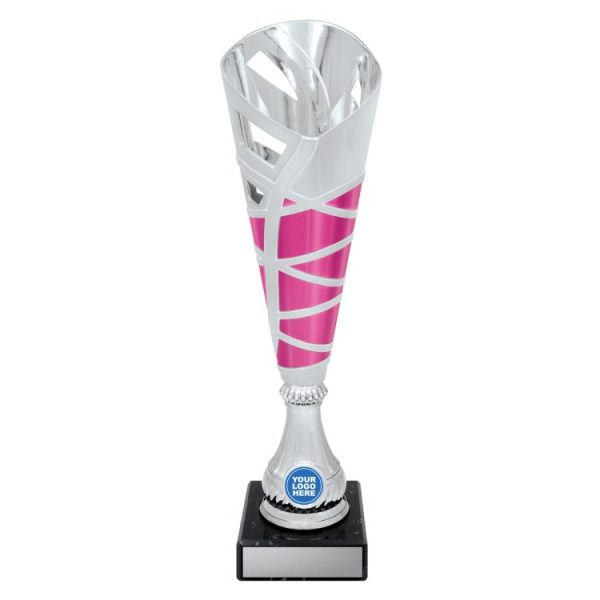 Hex Cup – Silver / Pink