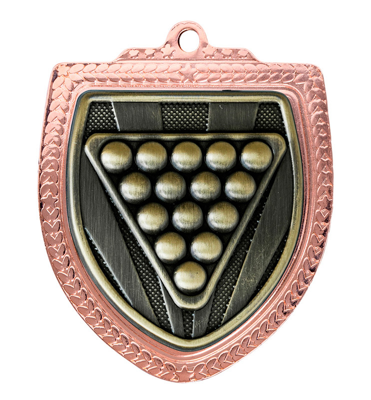 1067BVP-MS34G Shield Medal - Billiards/Pool