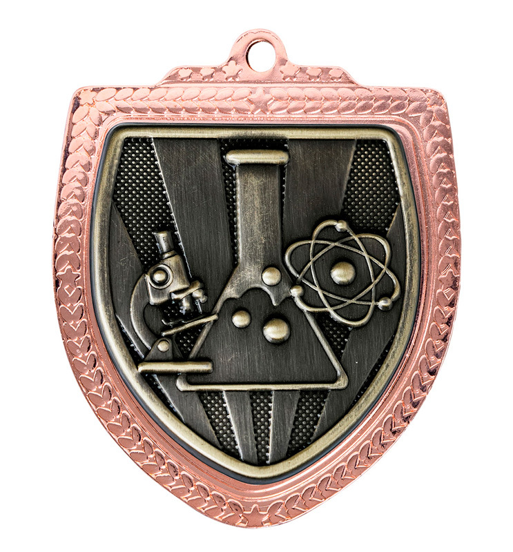 1067BVP-MS41G Shield Medal - Science