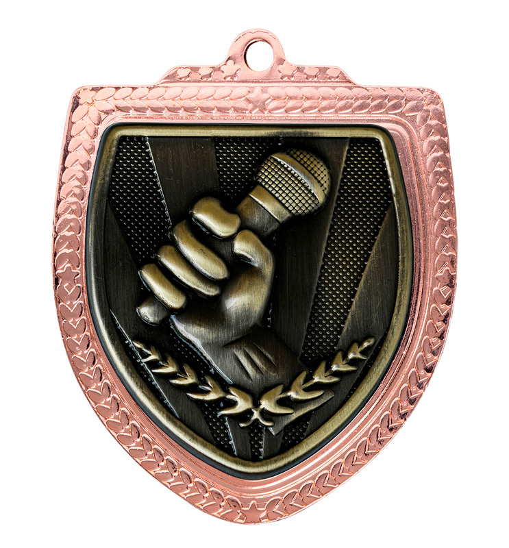 1067BVP-MS48G Shield Medal - Debating/Public Speaking