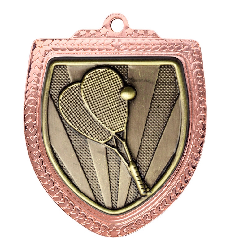 1067BVP-MS60G Shield Medal - Squash