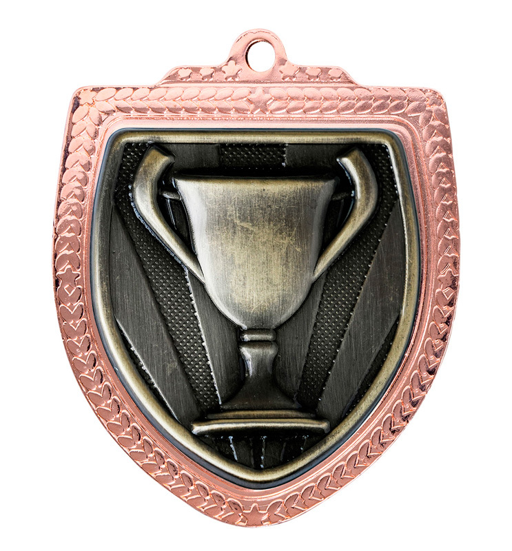 1067BVP-MS92G Shield Medal - Achievement