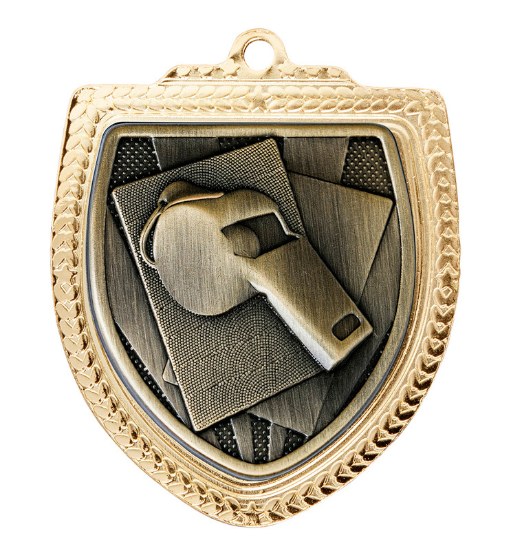 1067GVP-MS0W Shield Medal - Whistle