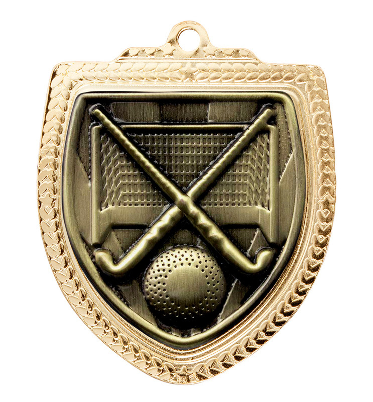 1067GVP-MS24G Shield Medal - Hockey