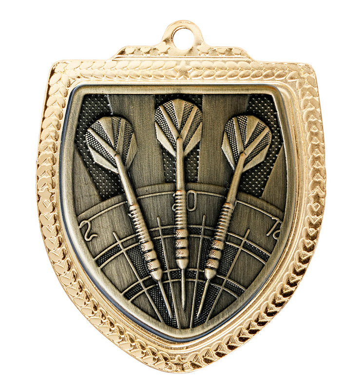 1067GVP-MS26G Shield Medal - Darts