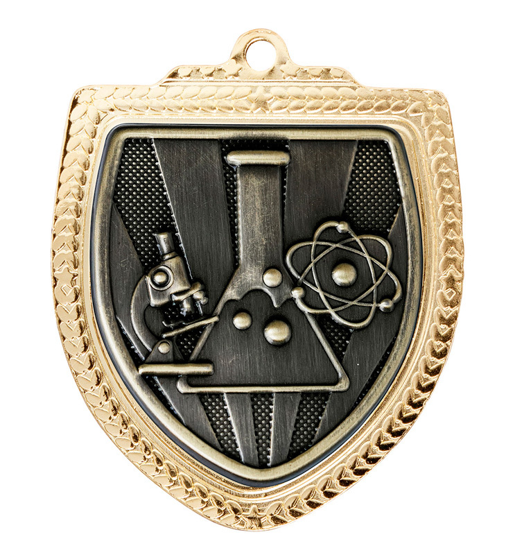 1067GVP-MS41G Shield Medal - Science