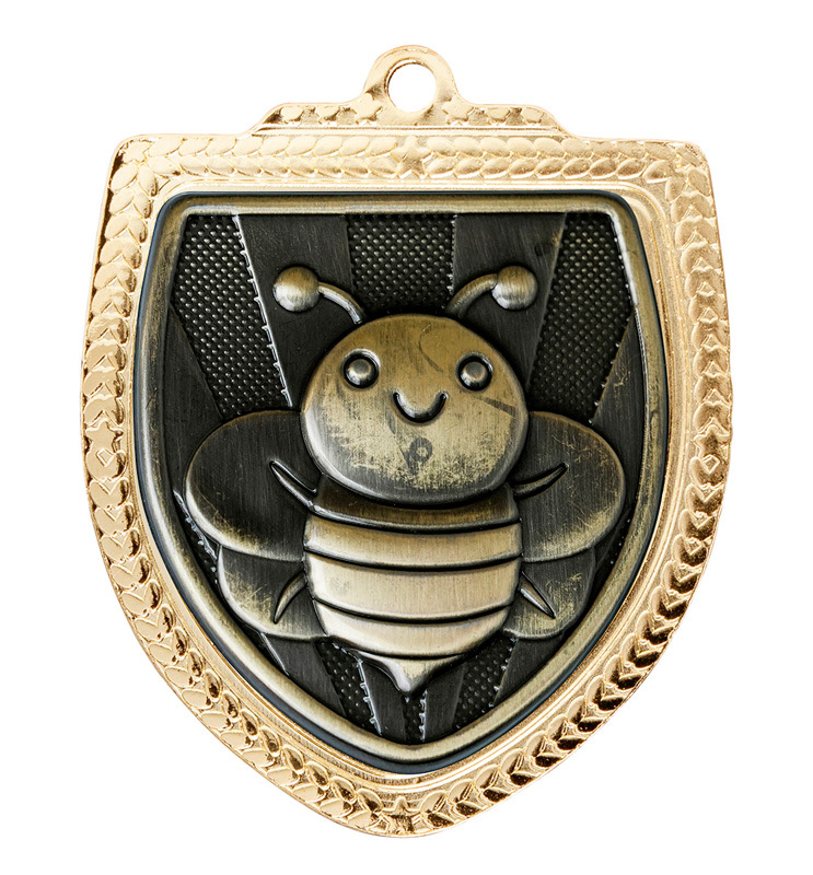 1067GVP-MS50G Shield Medal - Spelling