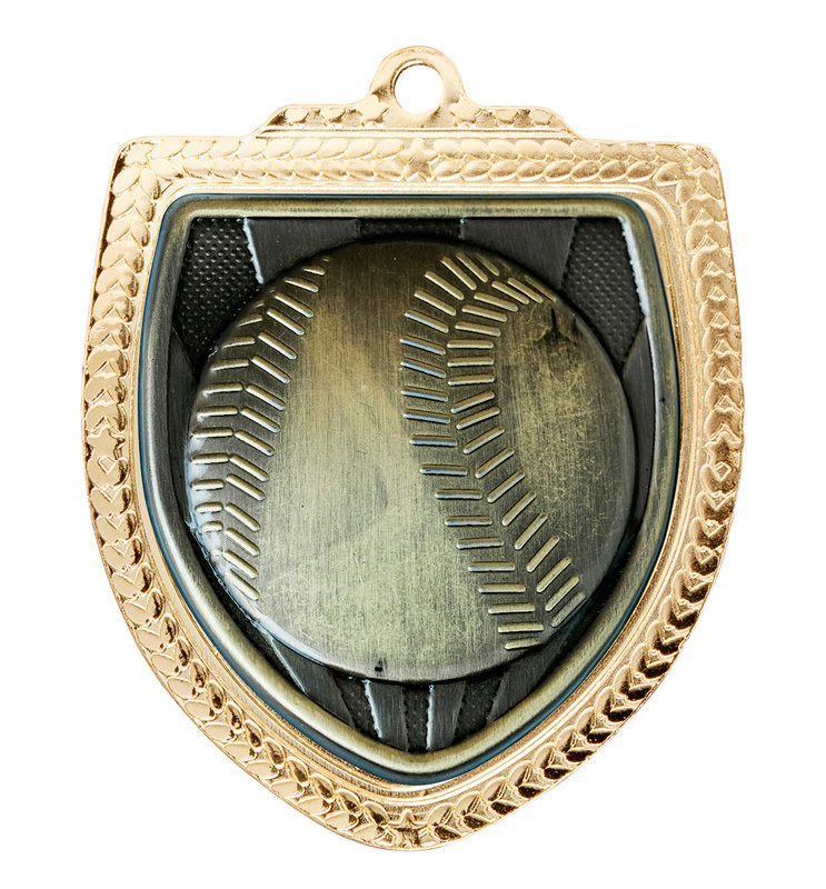 1067GVP-MS5B Shield Medal - Baseball/Softball