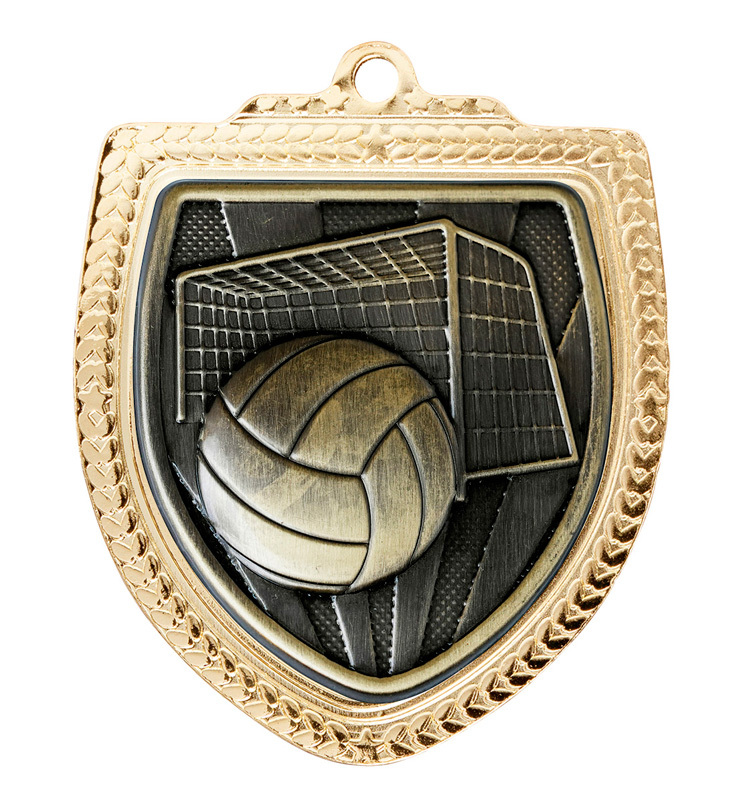 1067GVP-MS68G Shield Medal - Waterpolo