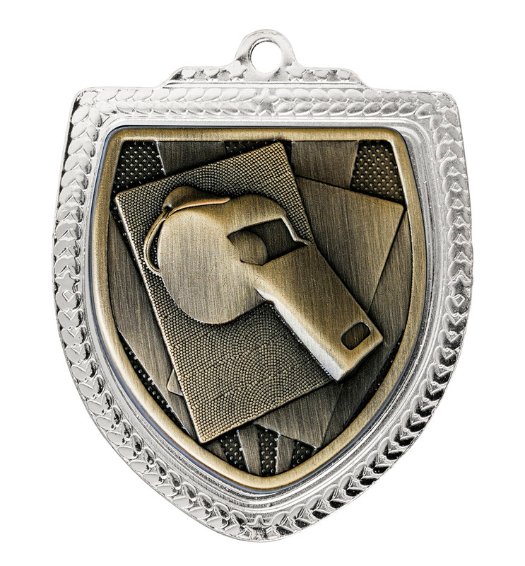 1067SVP-MS0W Shield Medal - Whistle