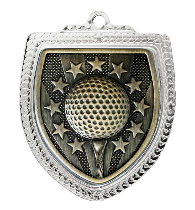 1067SVP-MS10G Shield Medal - Golf
