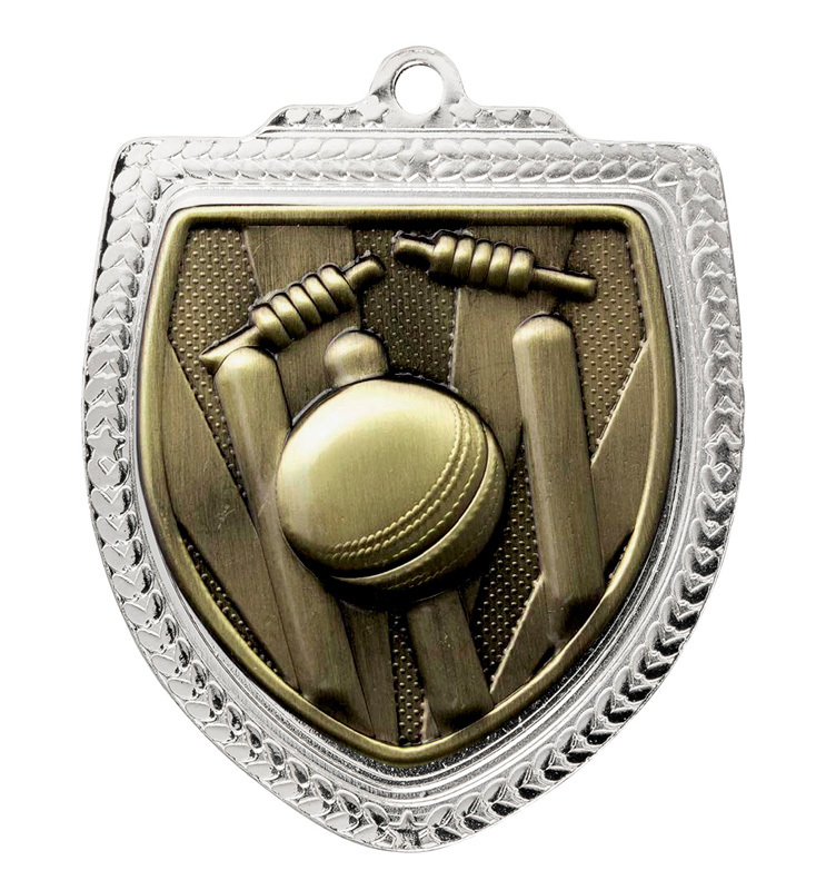 1067SVP-MS1G Shield Medal - Cricket