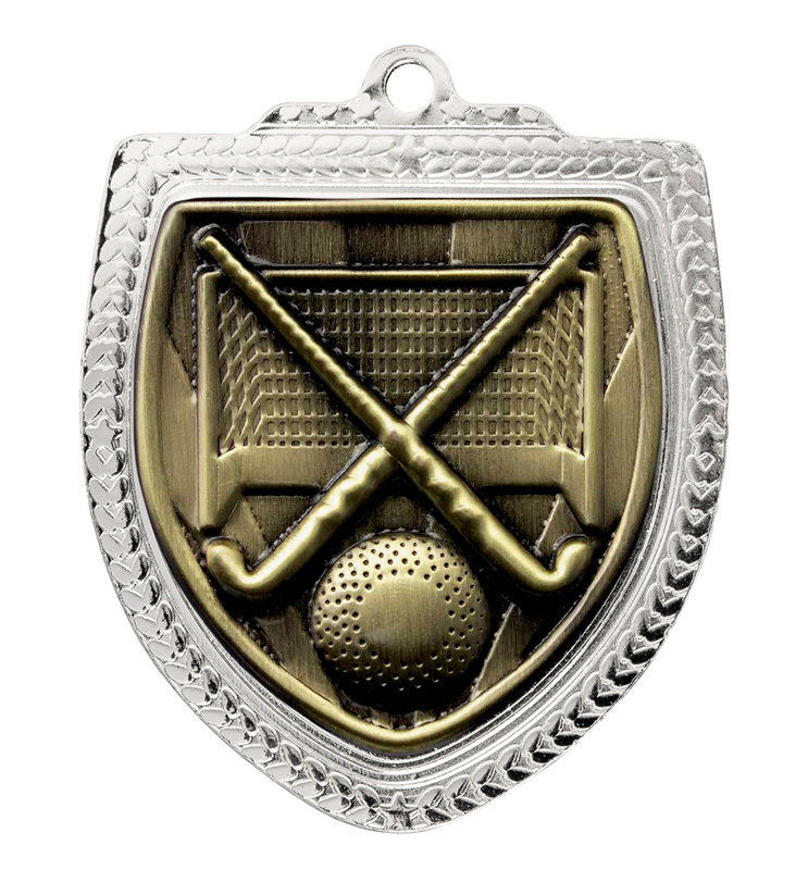 1067SVP-MS24G Shield Medal - Hockey