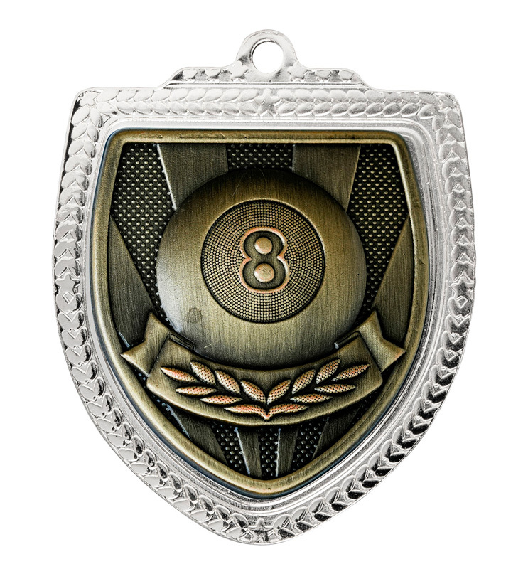 1067SVP-MS34B Shield Medal - Billiards/Pool Ball