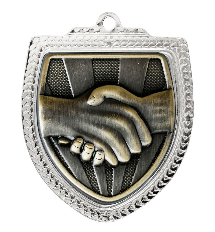 1067SVP-MS38G Shield Medal - Fair Play/Sportsmanship