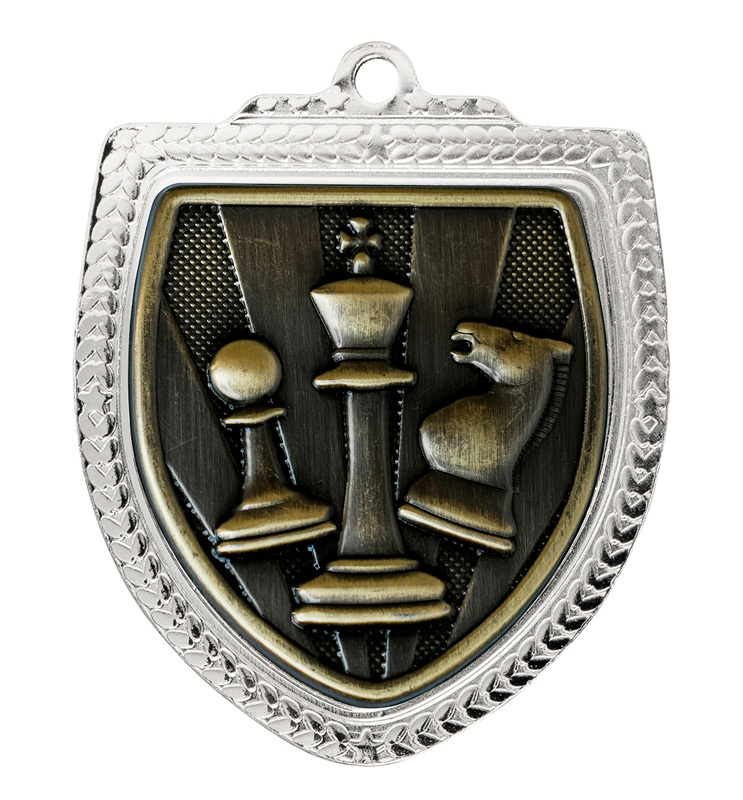 1067SVP-MS43G Shield Medal - Chess