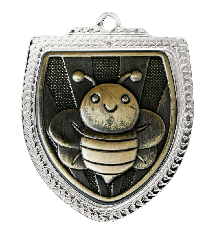 1067SVP-MS50G Shield Medal - Spelling