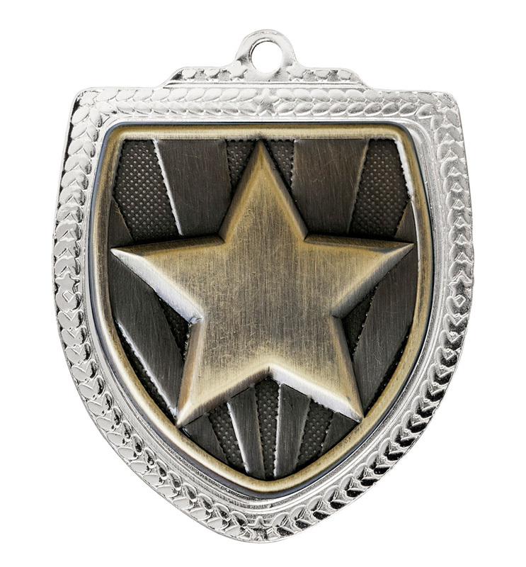 1067SVP-MS91G Shield Medal - Star
