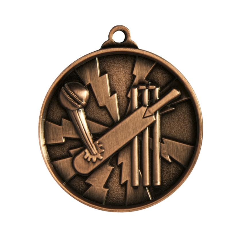 1070-1BR Lightning Medal-Cricket