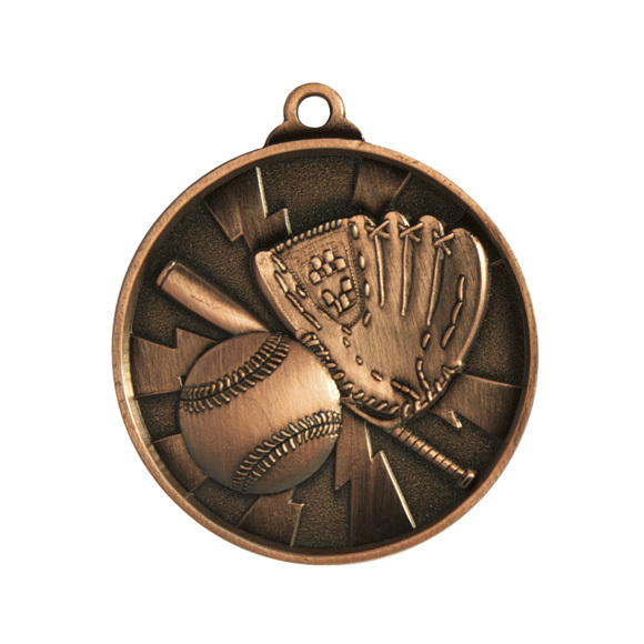 1070-5BR Lightning Medal-Baseball