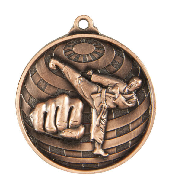 1073-11BR Global Medal-Martial Arts