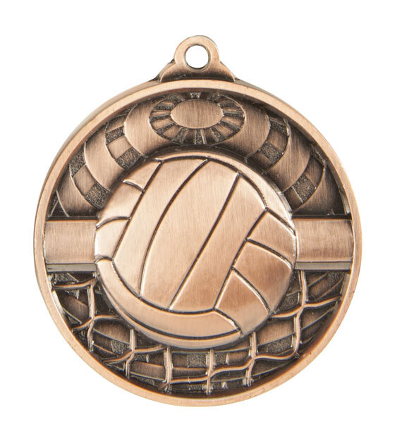 1073-13BR Global Medal-Volleyball