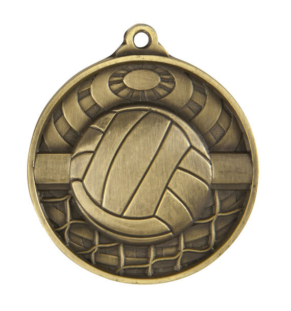 1073-13G Global Medal-Volleyball