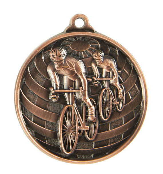 1073-14BR Global Medal-Cycling