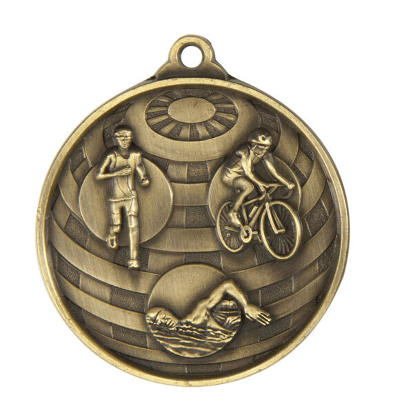 1073-15G Global Medal-Triathlon