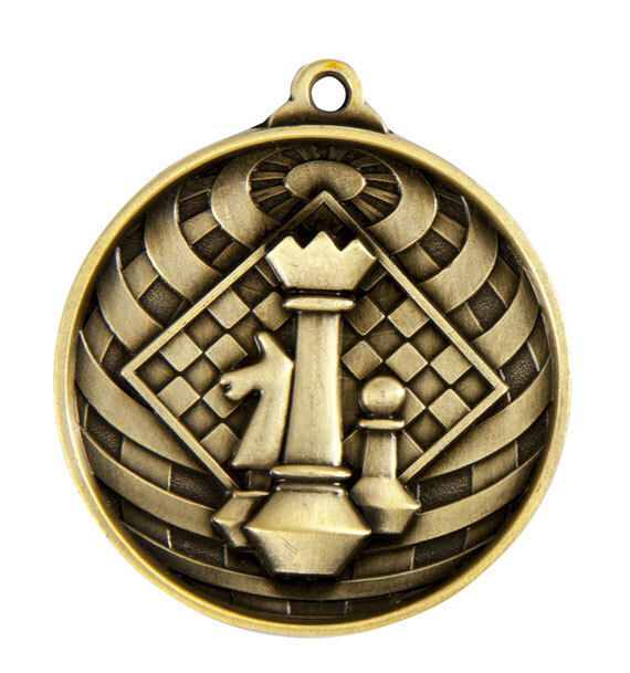 1073-43G Global Medal-Chess