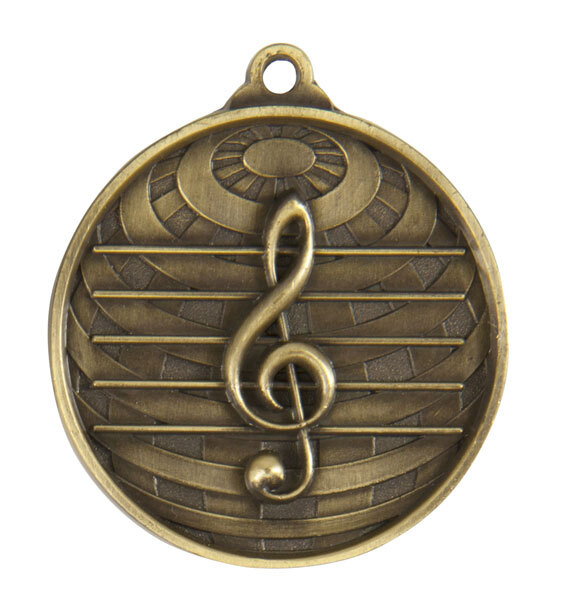 1073-44G Global Medal-Music