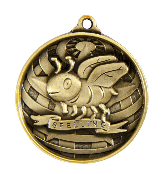 1073-50G Global Medal-Spelling