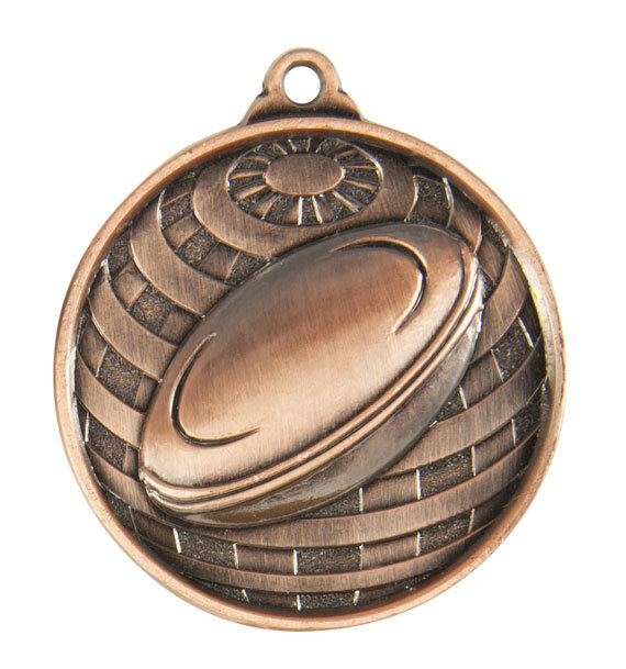 1073-6BR Global Medal-Rugby