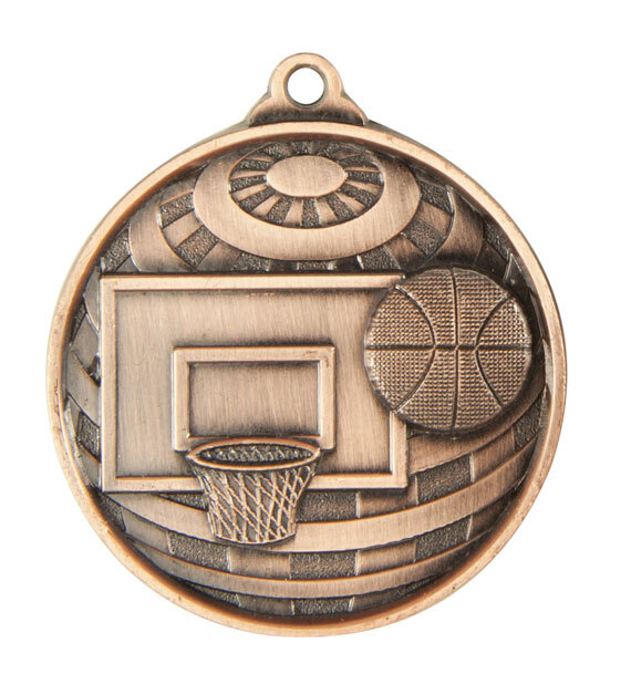 1073-7BR Global Medal-Basketball
