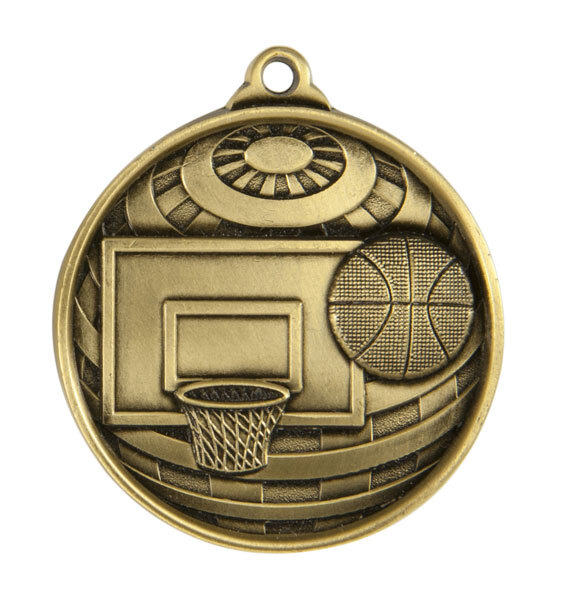 1073-7G Global Medal-Basketball
