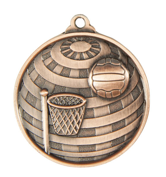 1073-8BR Global Medal-Netball
