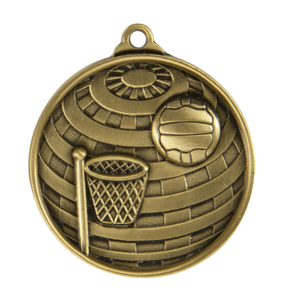 1073-8G Global Medal-Netball